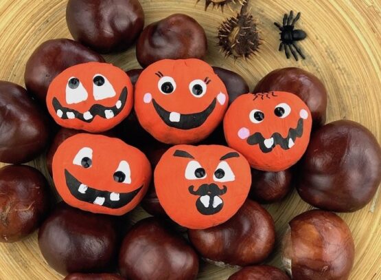chestnuts pumpkin halloween decorations
