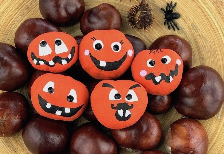chestnuts pumpkin halloween decorations