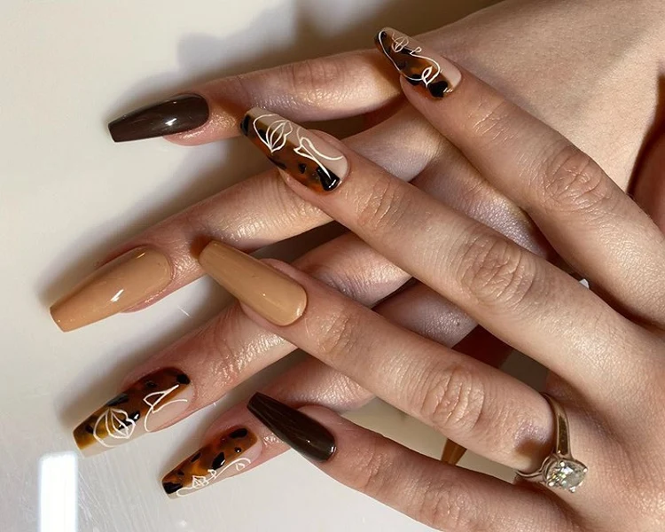 decorations nails october trends coffin