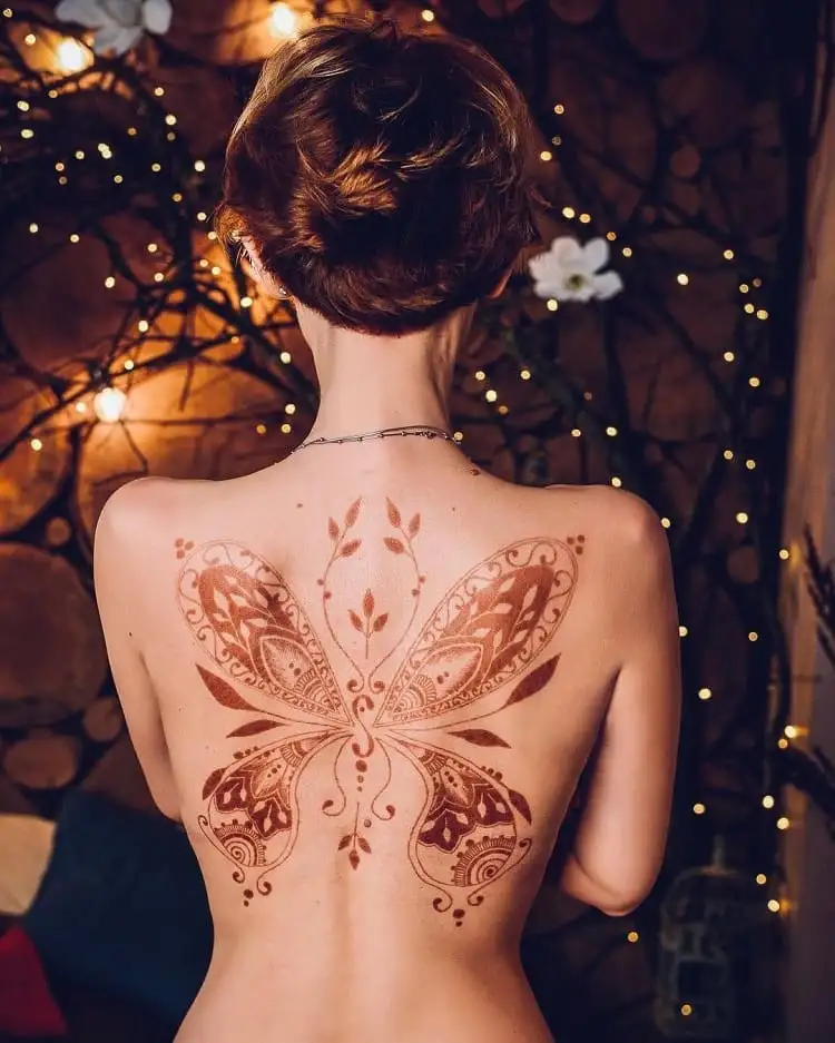 fairy henna tattoo_beautiful henna tattoos