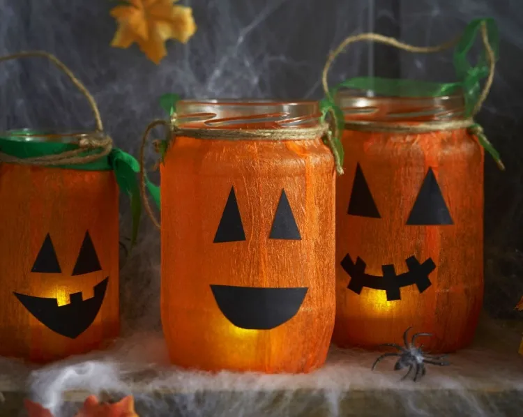 halloween 2022 crafts for kids making lanterns