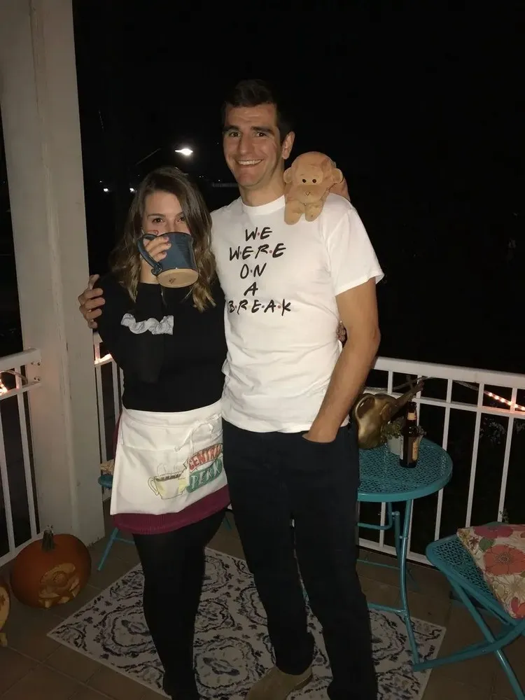 halloween 2022 for couple Rachel and Ross