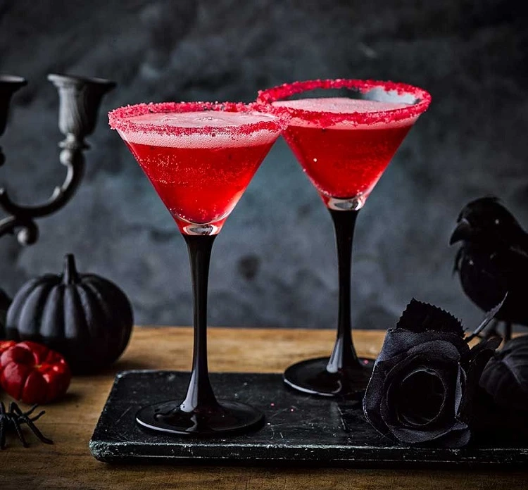 halloween drinks vampires kiss cocktail recipe easy red vodka