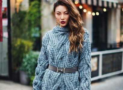 how to wear a sweater dress fall season 2022 fashion trends