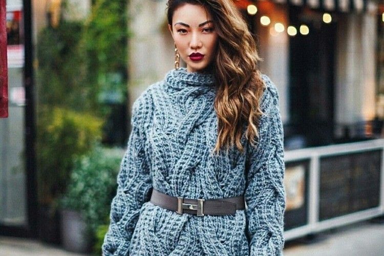 how to wear a sweater dress fall season 2022 fashion trends