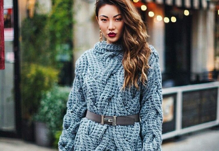 how to wear a sweater dress fall season 2022 fashion trends