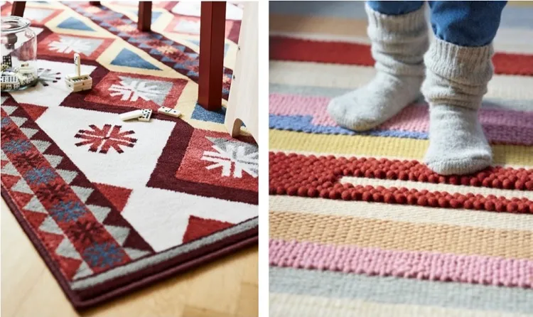 modern carpet folklore IKEA 2022 scandinavian carpet