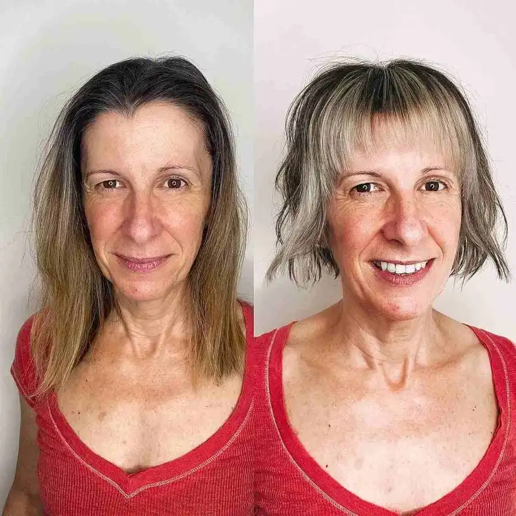 short haircuts for women over 60 to look younger