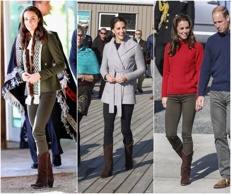 Kate Middleton outfits womens cowboy boot trends winter 2023