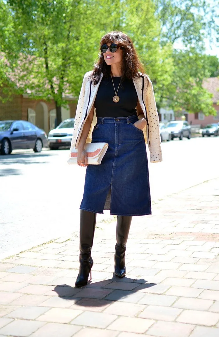 Are denim skirts old fashioned
