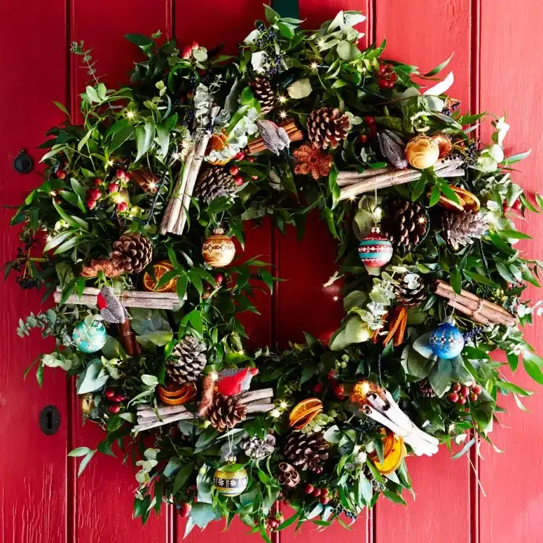 DIY christmas wreath_diy christmas decorations