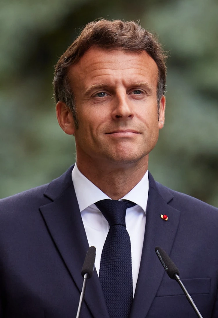 Emmanuel Macron forbes haircut