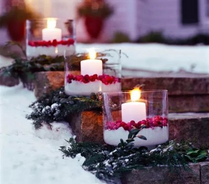 Homemade-outdoor-Christmas-decorations-DIY-ideas