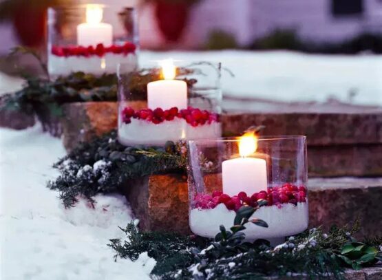 Homemade-outdoor-Christmas-decorations-DIY-ideas