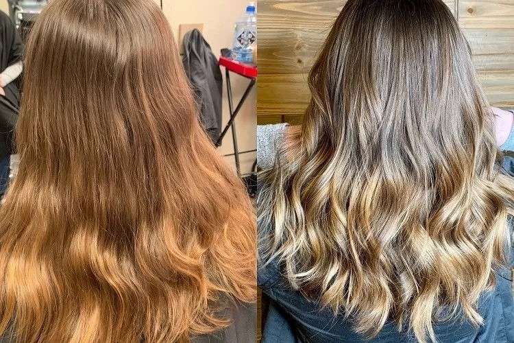 Honey-balayage-on-light-or-dark-brown-hair-in-pictures-to-show-your-colorist