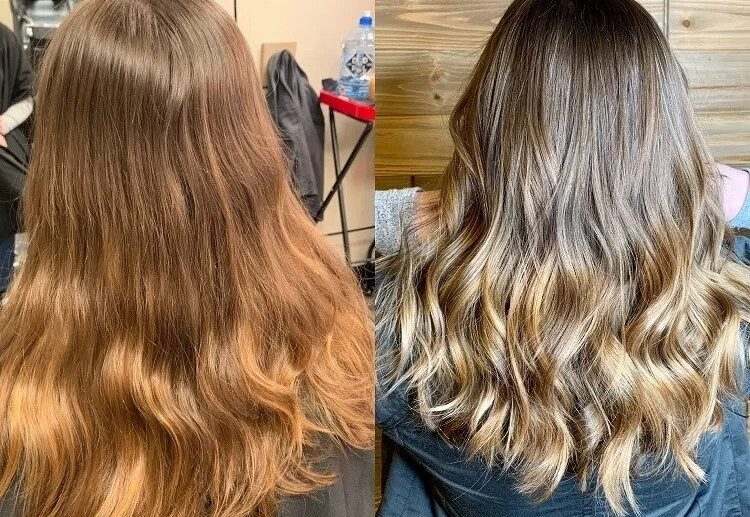 Honey-balayage-on-light-or-dark-brown-hair-in-pictures-to-show-your-colorist