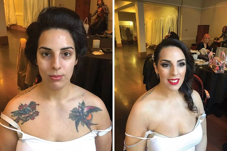 How to hide a tattoo with makeup