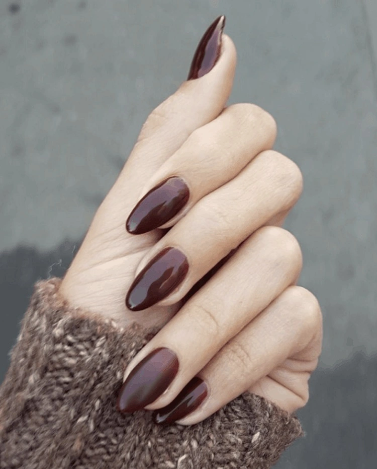 What nail polish color after 50 brown