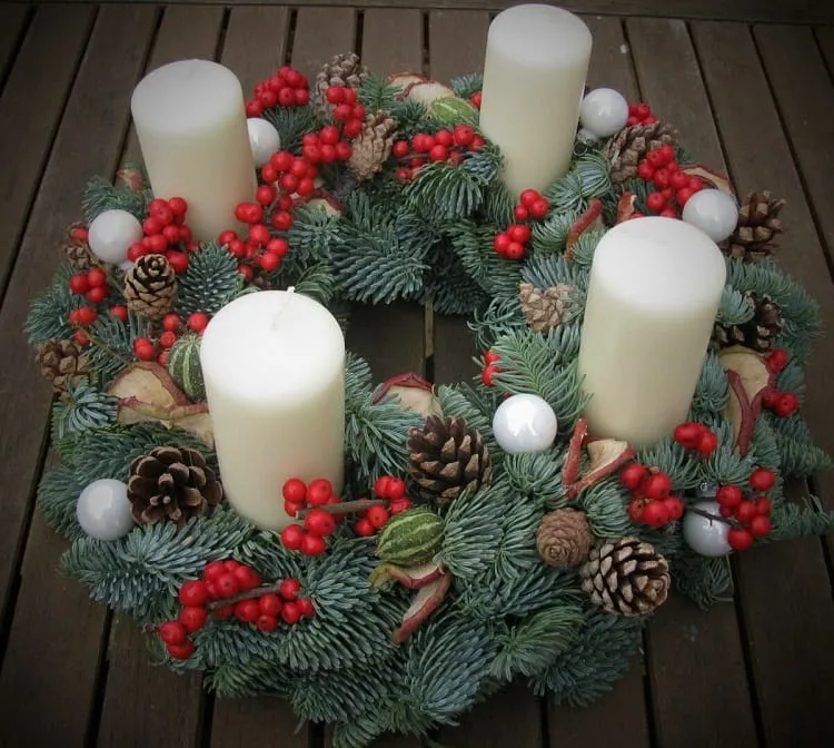 christmas wreath ideas_diy christmas wreath