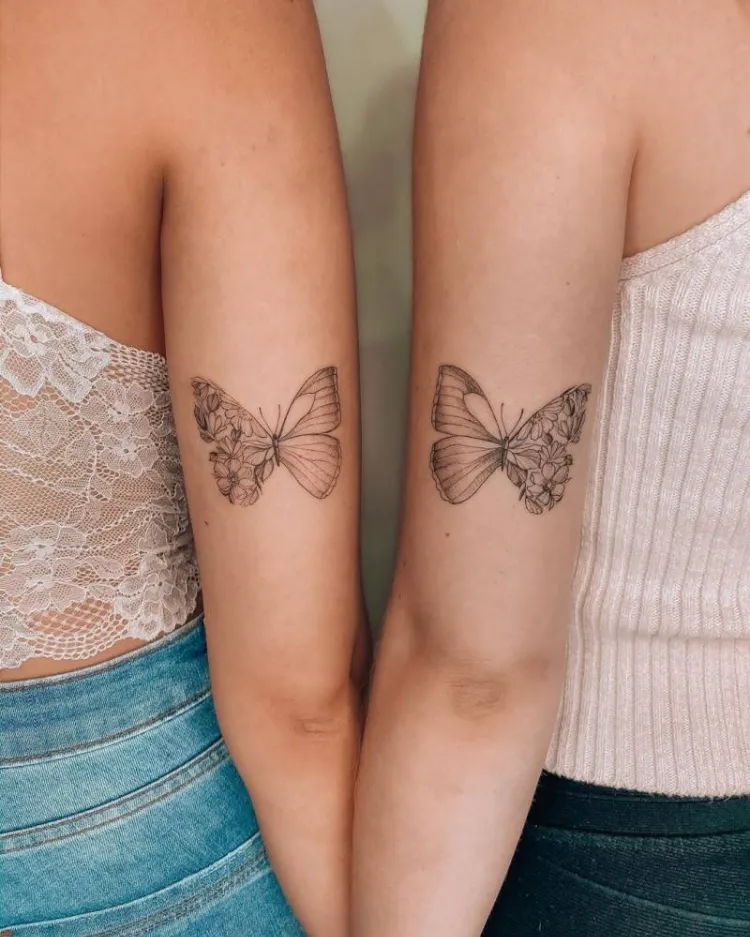 complementary tattoo butterflies trend 2022 2023