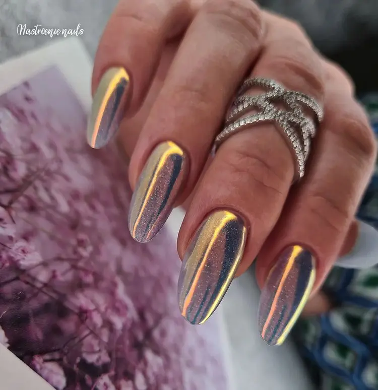 rosquilla galaxia esmalte uñas moda uñas noviembre arte diseño