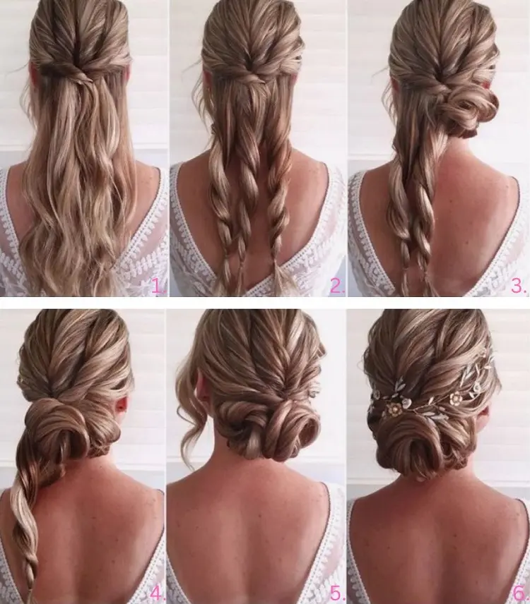 hoco hairstyle homecoming how to do step by step