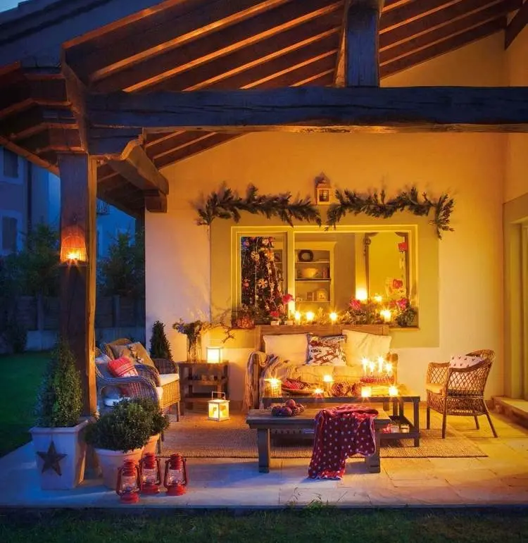 how to decorate veranda for christmas front porch ideas decor 2022 trendy cozy lights