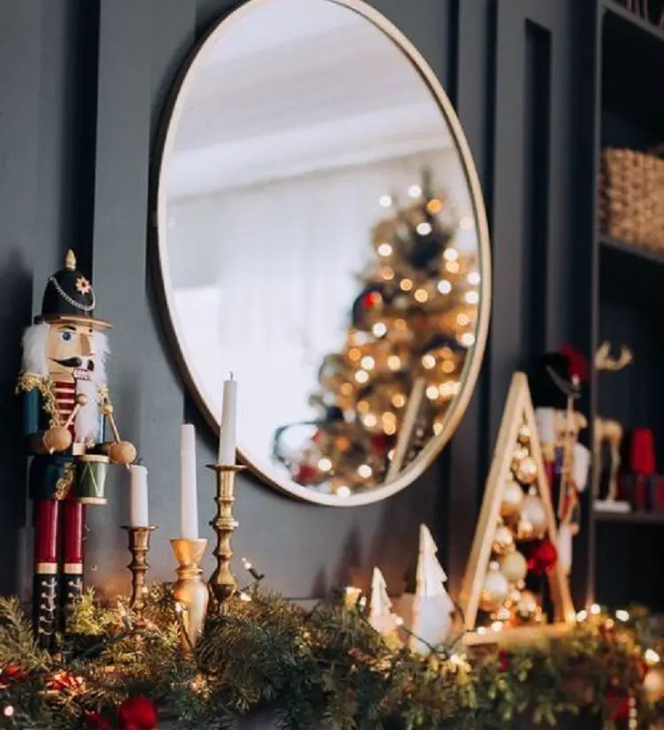 como decorar tu espejo invierno 2022 tendencias y colores navideños cuales son las mejores decoraciones festivas