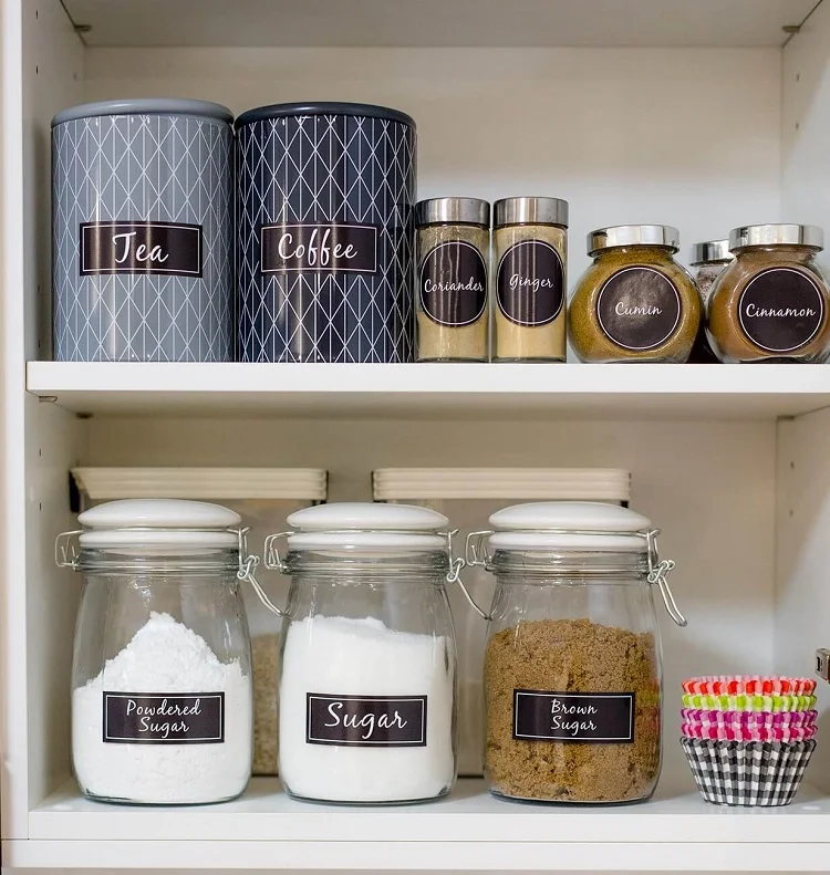 small-labeled-containers-jars-canisters-simple-organization