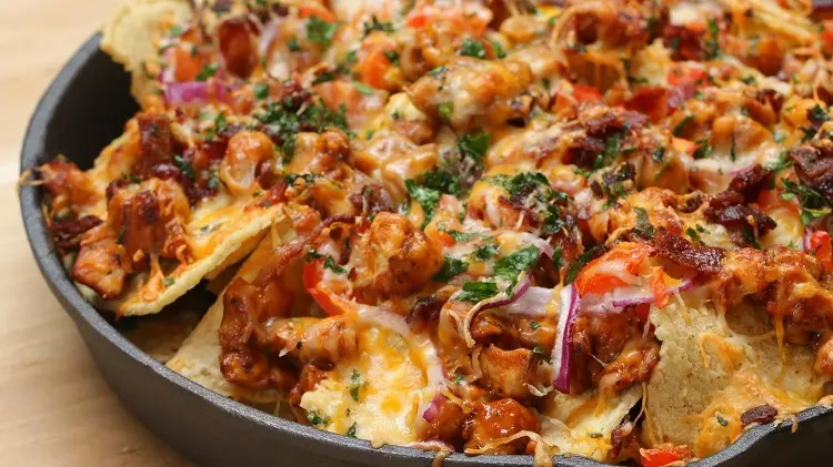 loaded nachos recipe world cup food leftover turkey thanksgiving tasty and delicious