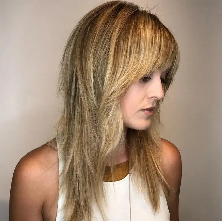 modern shag blonde hair_modern shag straight hair