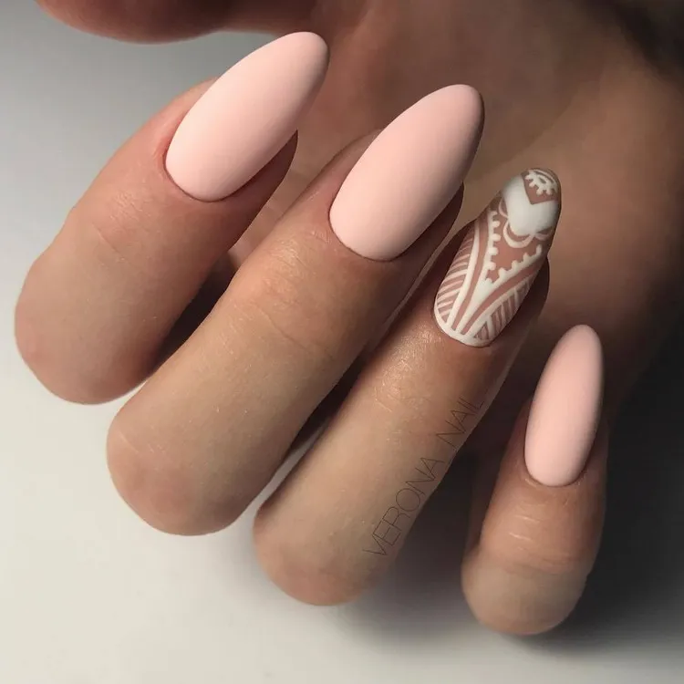 nail design 2022 nail art nude colour pale pink
