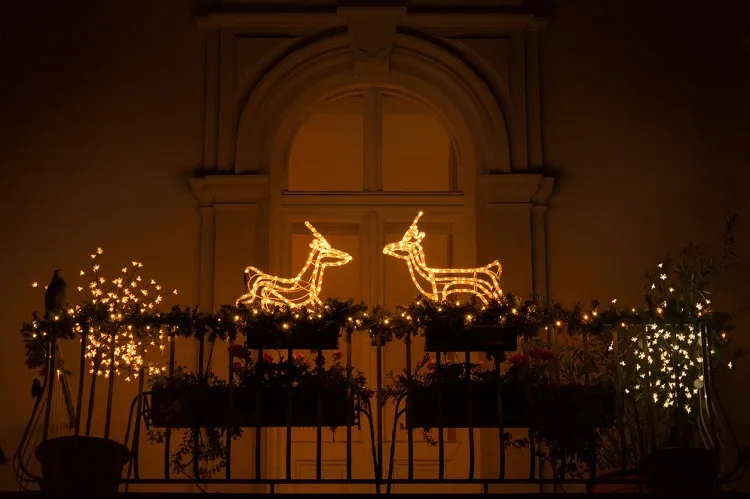 outdoor christmas decor_reindeer lights