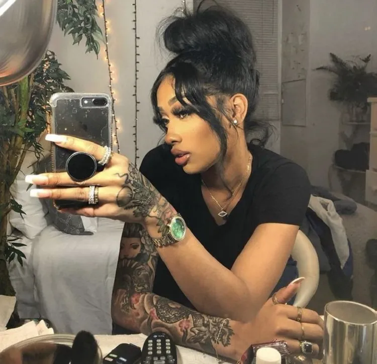 photos ideas tattoo on black skin women trend 2022