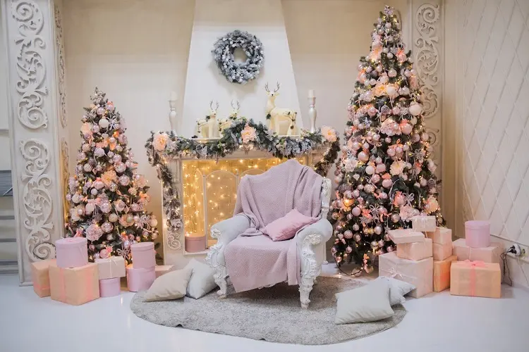 pink pastel christmas tree decor how to decorate this year 2022 winter beautiful trends colors
