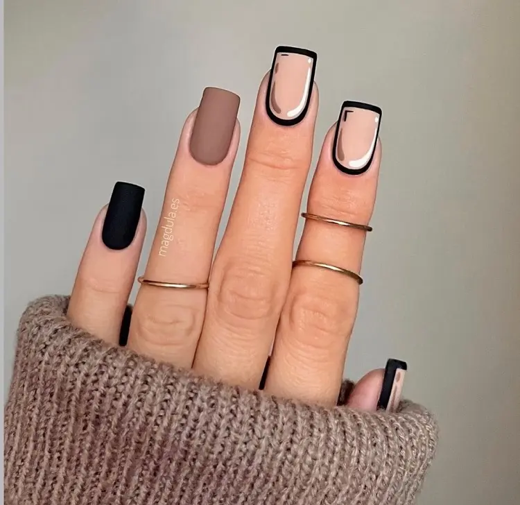 popart nail nude colors 2022 viral tiktok tendencia cómo hacerme las uñas en noviembre