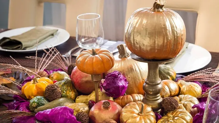 pumpkin thanksgiving decor_thanksgiving decorations