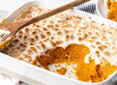 recipes for sweet potato casserole_sweet potato casserole with marshmallows