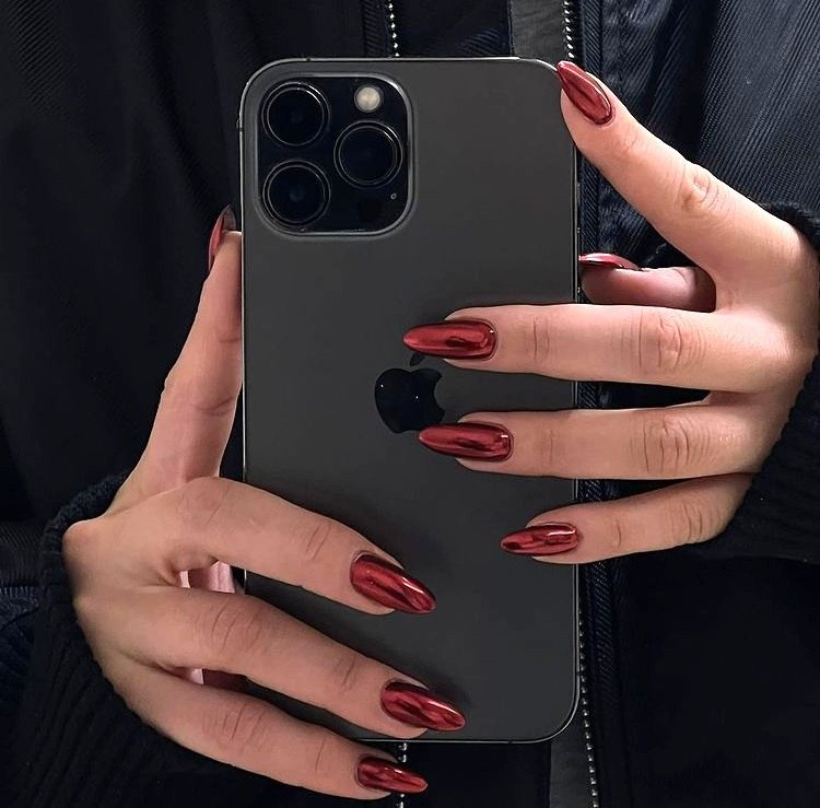 red chrome december nails 2022 ideas on how to do my manicure this season what are the trends art design
