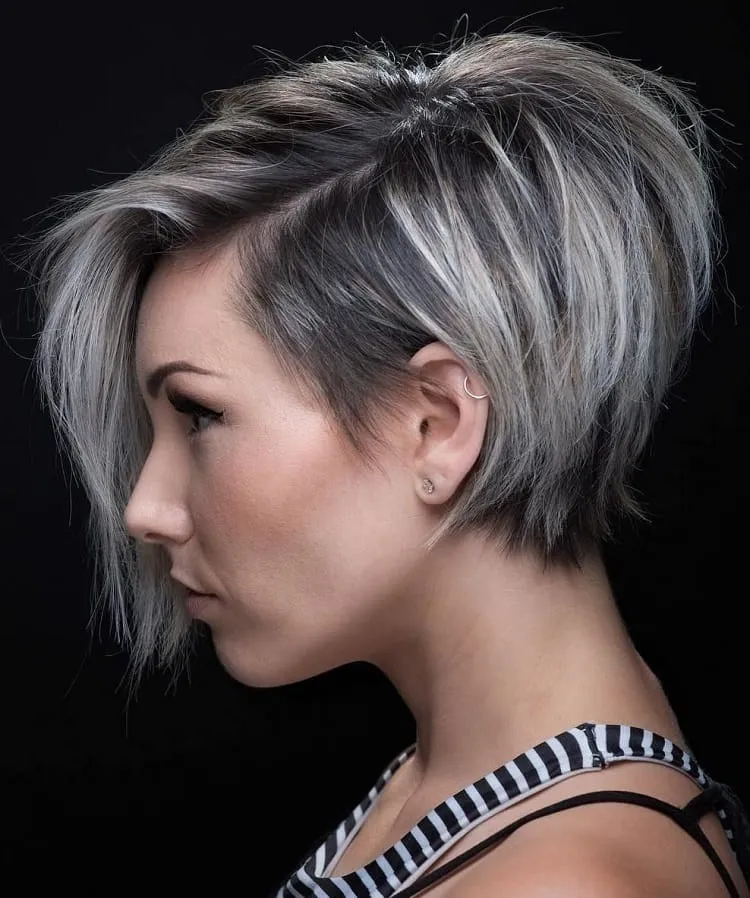 salt and pepper pixie bob_hairstyles for women over 50