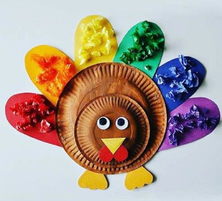 thanksgiving turkey craft art for kids ideas entertaining