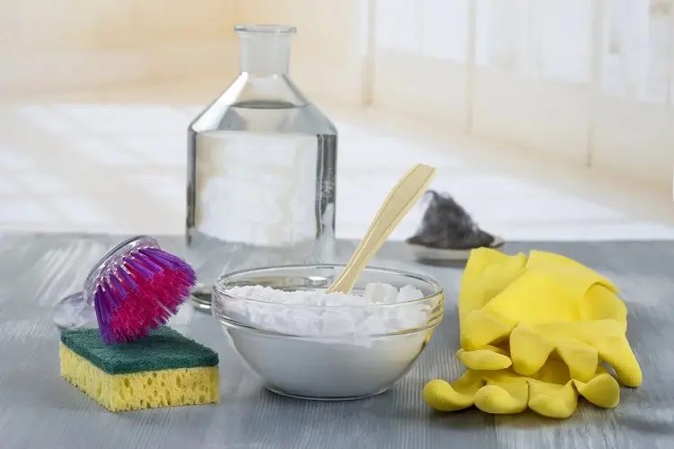 vinegar and baking soda solution quartz countertop cleaner natural home remedies