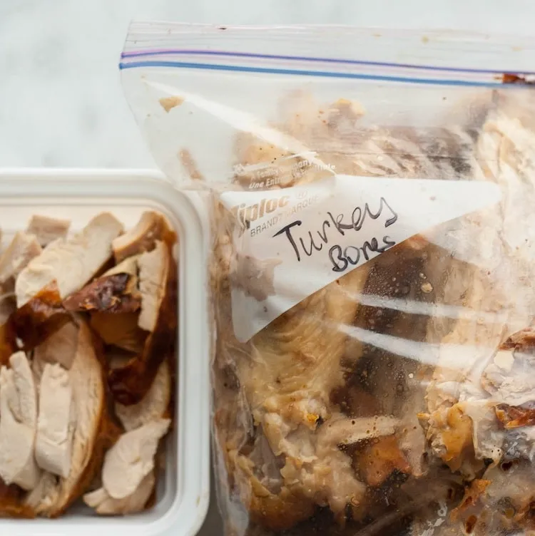 what to do with leftover turkey_leftover turkey storage ideas