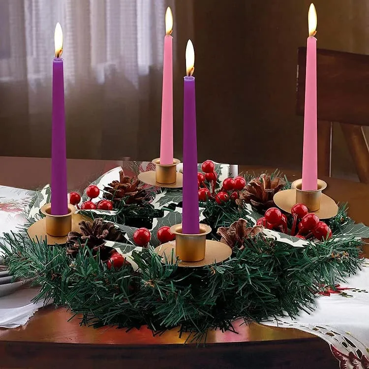 where to put advent wreath_diy christmas decorations