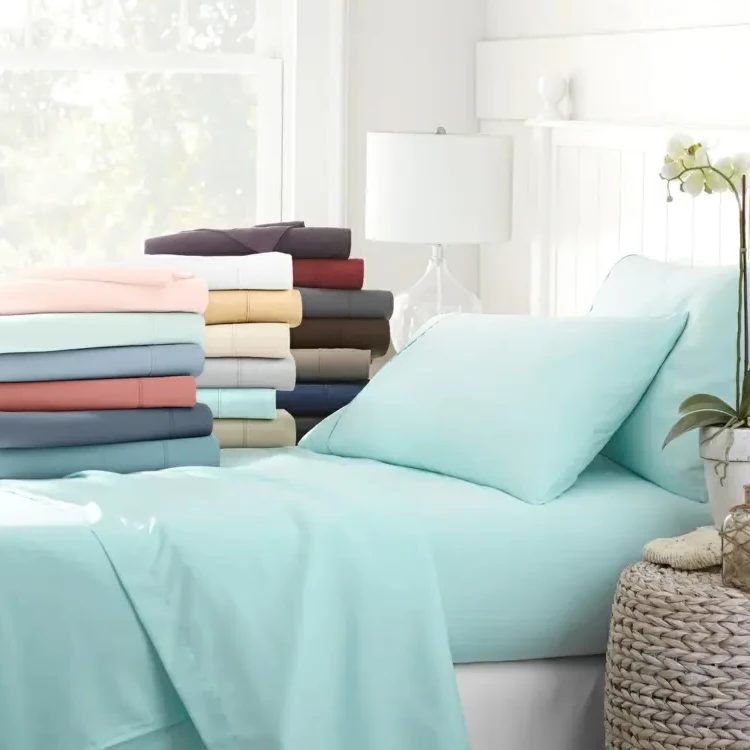 How to fold bed sheets Marie Kondo method save space in the closet