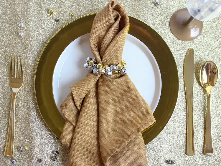 How to make Christmas napkin rings