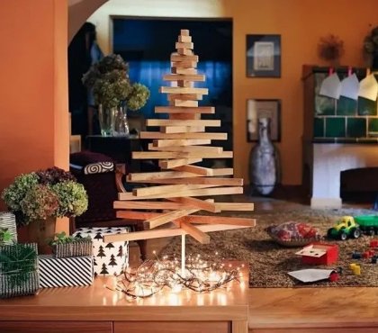 How-to-make-a-minimalist-Christmas-tree-5-beautiful-DIY-ideas