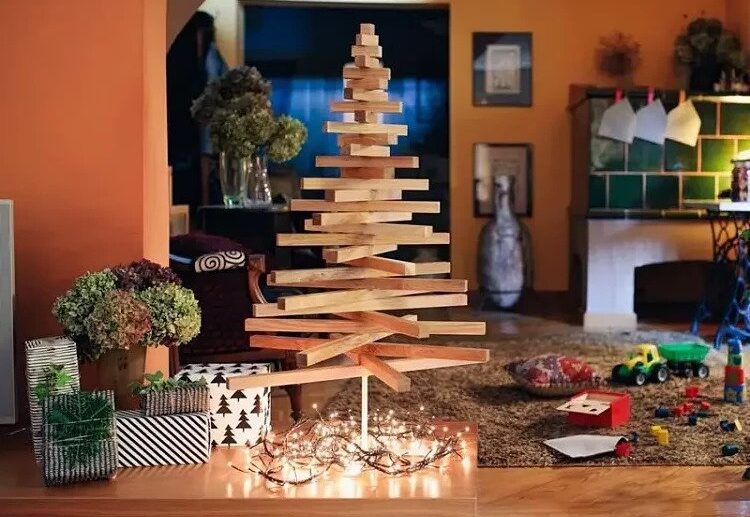 How-to-make-a-minimalist-Christmas-tree-5-beautiful-DIY-ideas