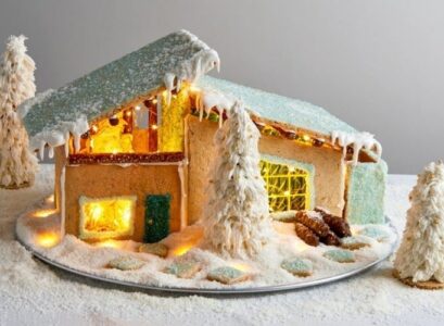 Modern-gingerbread-house-Christmas-baking-ideas