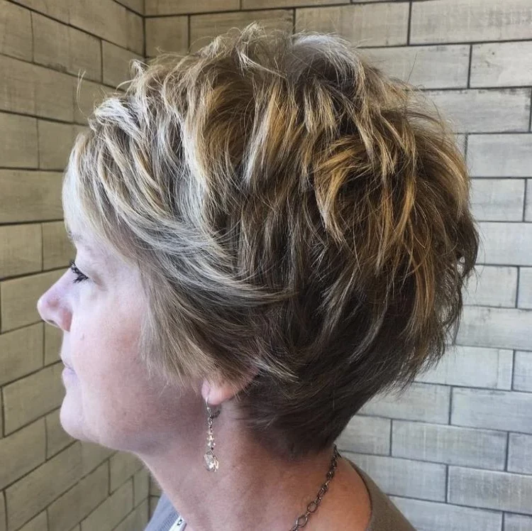 Short hairstyles for women over 50 pixie haircut